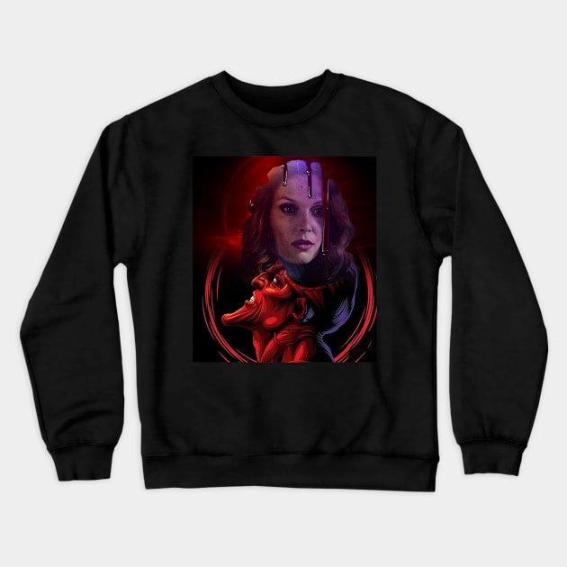 Succubi Crewneck Sweatshirt by Erik Morningstar 